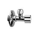 1/2" x 3/8" chrome plated angle valve