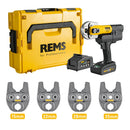 REMS MINI-PRESS 22 V ACC Press Gun with Copper Tongs